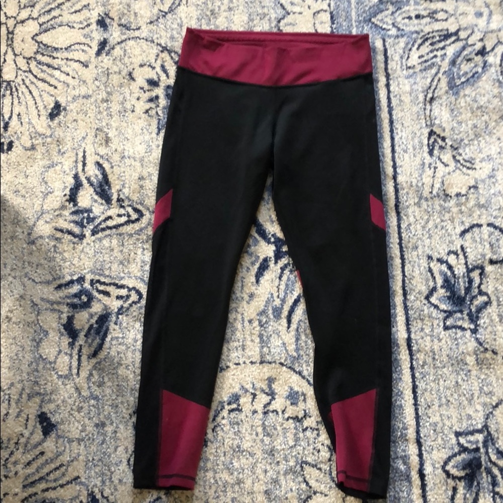 Adidas Black & Berry Leggings